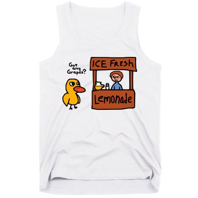 The Duck Song Got Any Grapes Funny Meme Tank Top