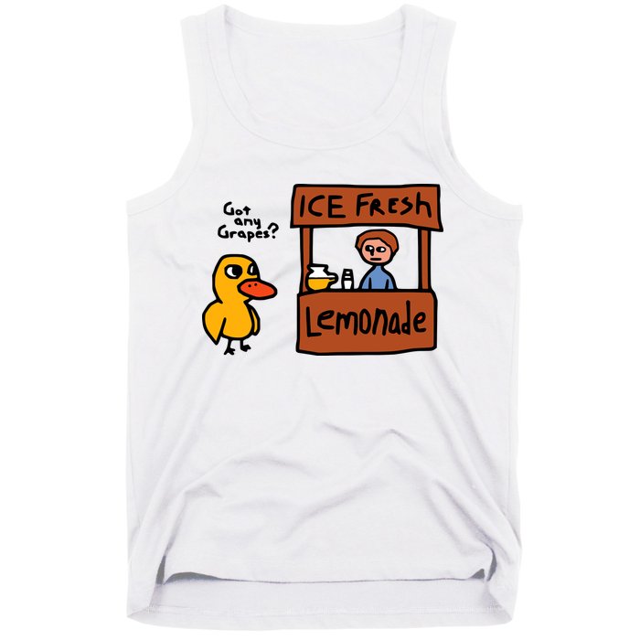 The Duck Song Got Any Grapes Funny Meme Tank Top