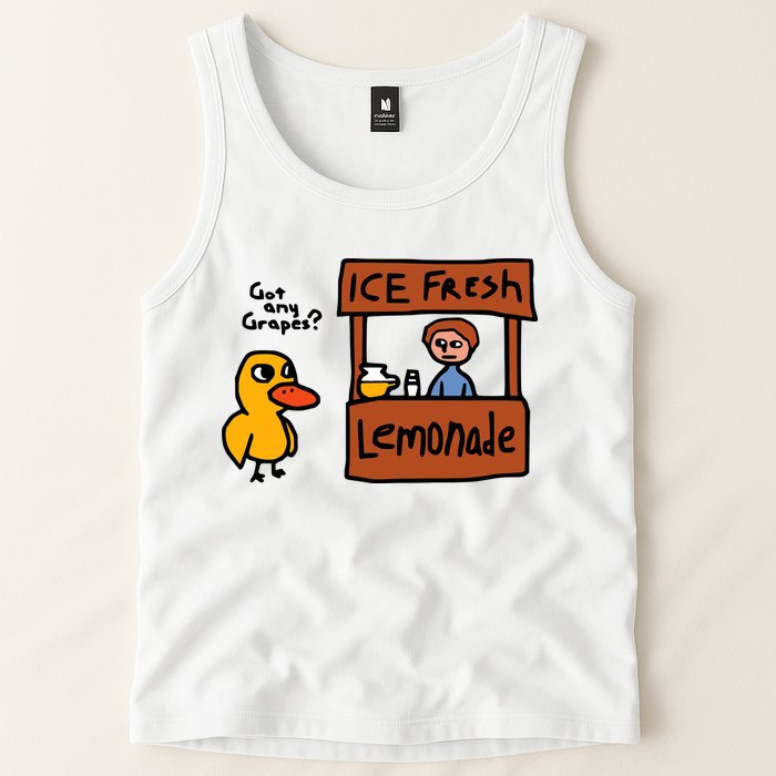 The Duck Song Got Any Grapes Funny Meme Tank Top