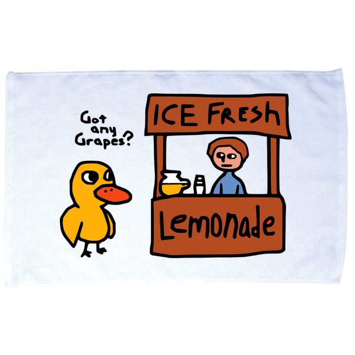 The Duck Song Got Any Grapes Funny Meme Microfiber Hand Towel