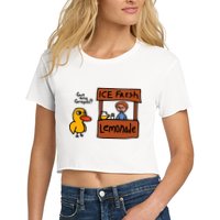 The Duck Song Got Any Grapes Funny Meme Crop Top