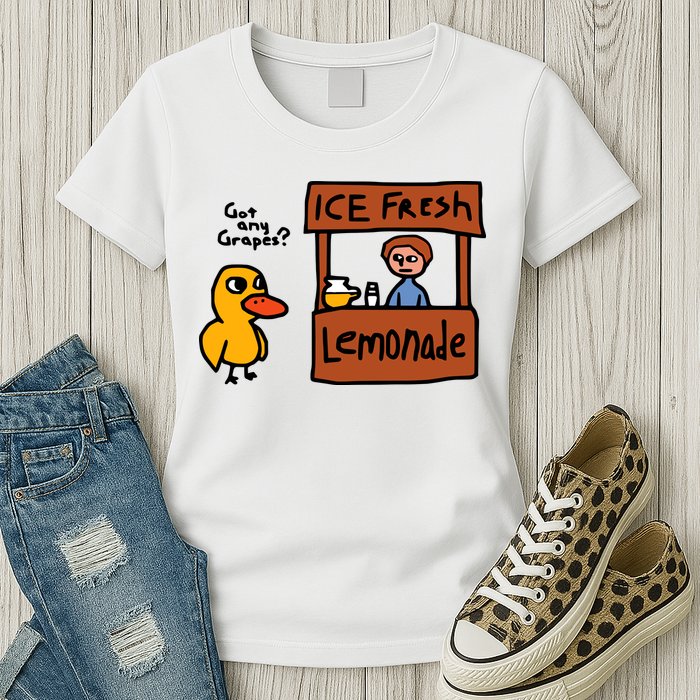 The Duck Song Got Any Grapes Funny Meme Womens T-Shirt