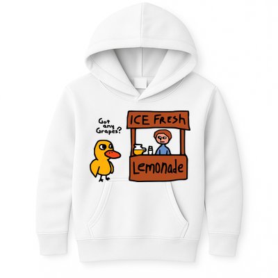 The Duck Song Got Any Grapes Funny Meme Kids Hoodie