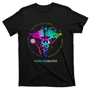 Tie Dye Stethoscope Dialysis Nurse Nursing Appreciation T-Shirt