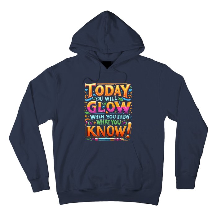 Testing Day Show What You Know Teacher Do Not Stress Hoodie