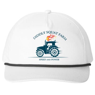 Tractor Diddly Squat Farm Speed And Power Snapback Five-Panel Rope Hat