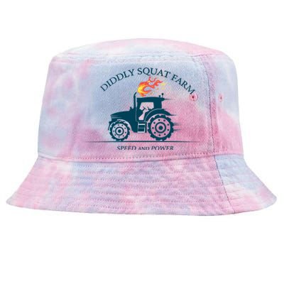 Tractor Diddly Squat Farm Speed And Power Tie-Dyed Bucket Hat