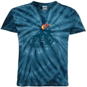 Tractor Diddly Squat Farm Speed And Power Kids Tie-Dye T-Shirt