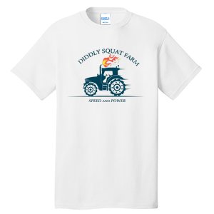 Tractor Diddly Squat Farm Speed And Power Tall T-Shirt