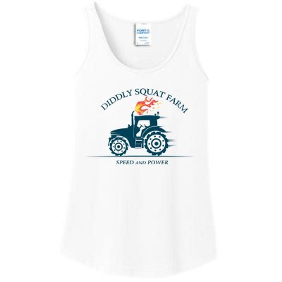 Tractor Diddly Squat Farm Speed And Power Ladies Essential Tank