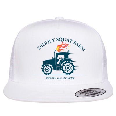 Tractor Diddly Squat Farm Speed And Power Flat Bill Trucker Hat