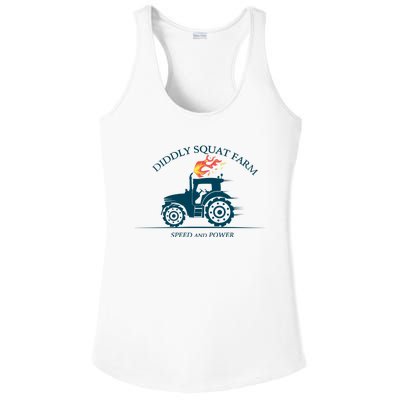 Tractor Diddly Squat Farm Speed And Power Ladies PosiCharge Competitor Racerback Tank