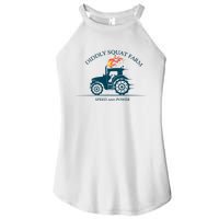 Tractor Diddly Squat Farm Speed And Power Women's Perfect Tri Rocker Tank