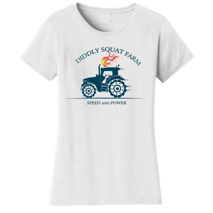 Tractor Diddly Squat Farm Speed And Power Women's T-Shirt