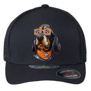 Tennessee Dog Sport Lovers Tennessee Coonhound Fan Flexfit Unipanel Trucker Cap