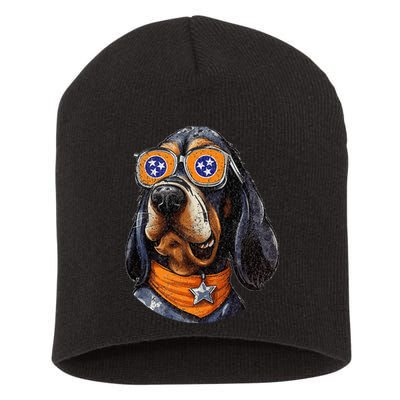 Tennessee Dog Sport Lovers Tennessee Coonhound Fan Short Acrylic Beanie