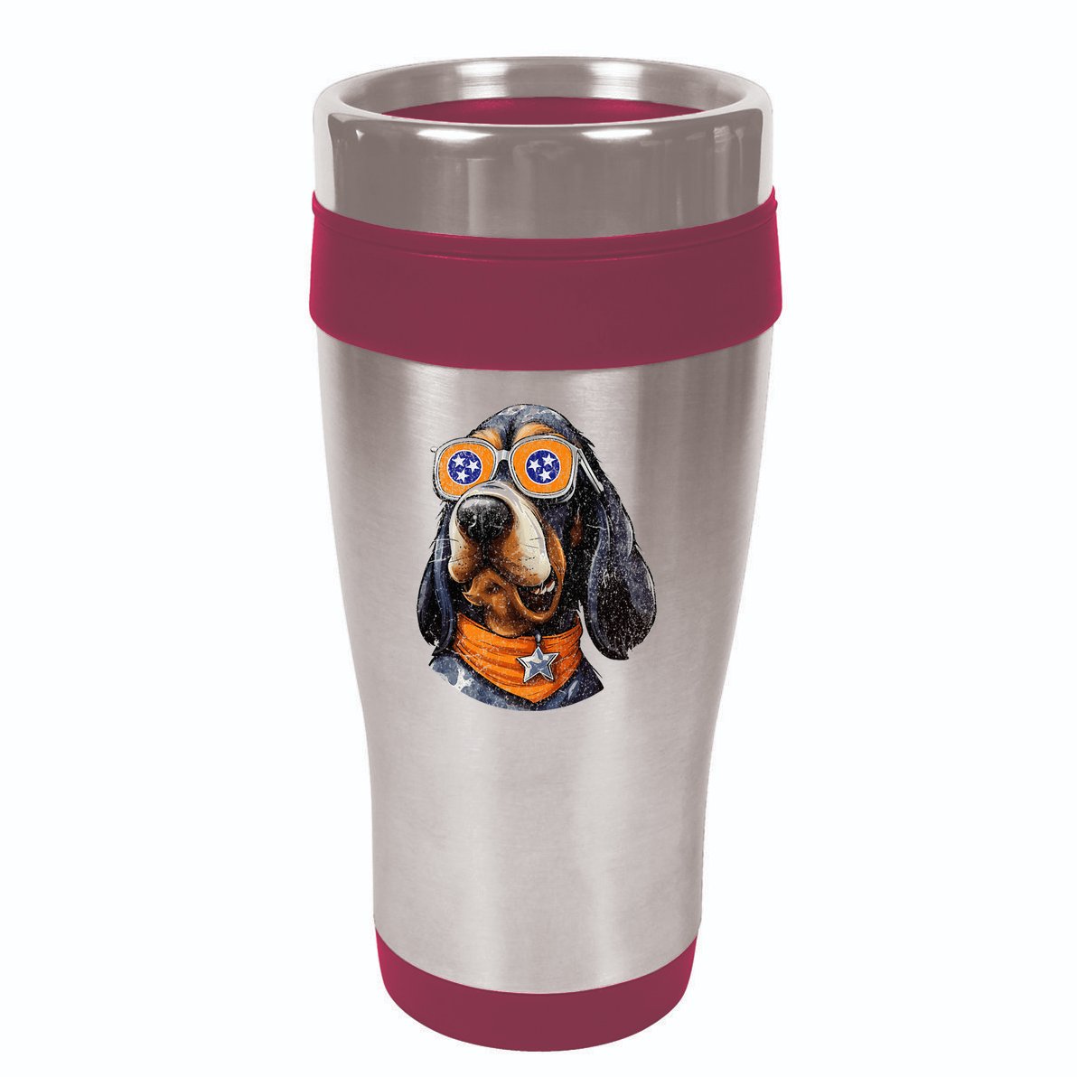 Tennessee Dog Sport Lovers Tennessee Coonhound Fan 16oz Travel Tumbler