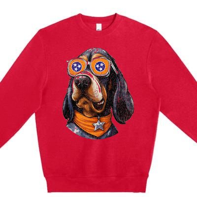 Tennessee Dog Sport Lovers Tennessee Coonhound Fan Premium Crewneck Sweatshirt