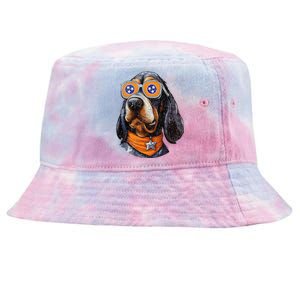 Tennessee Dog Sport Lovers Tennessee Coonhound Fan Tie-Dyed Bucket Hat