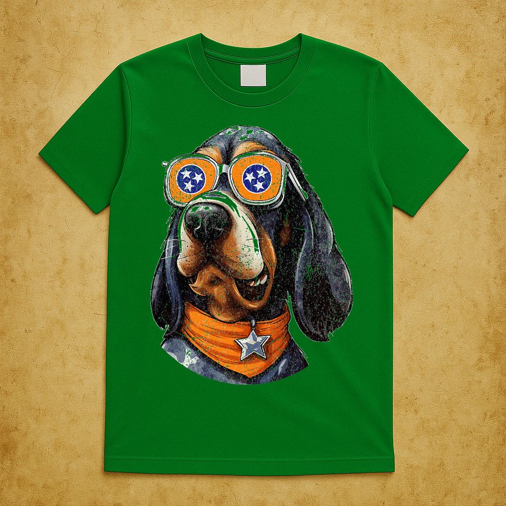 Tennessee Dog Sport Lovers Tennessee Coonhound Fan T-Shirt