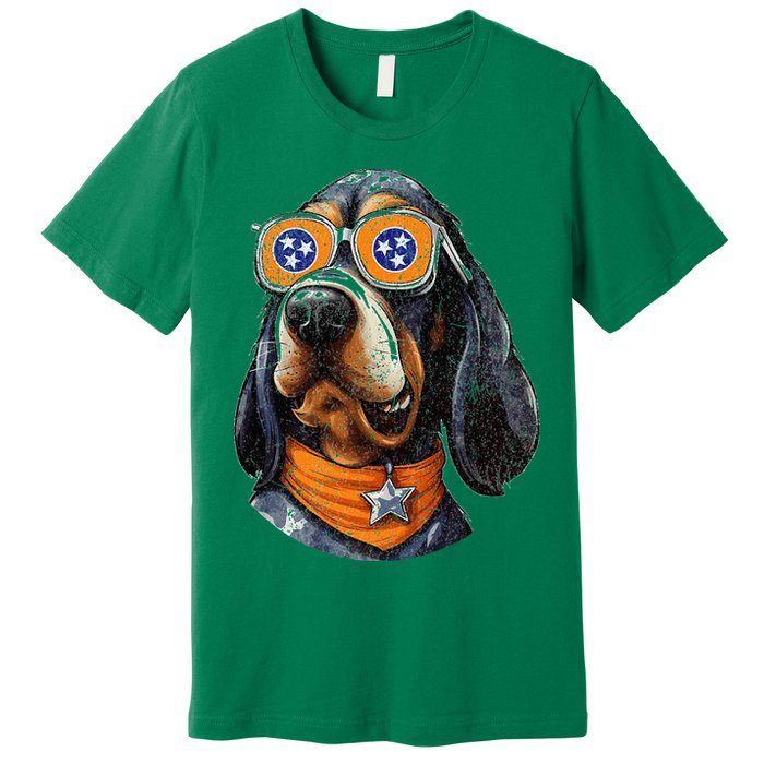 Tennessee Dog Sport Lovers Tennessee Coonhound Fan Premium T-Shirt