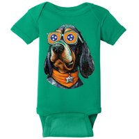 Tennessee Dog Sport Lovers Tennessee Coonhound Fan Baby Bodysuit