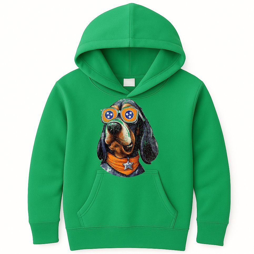 Tennessee Dog Sport Lovers Tennessee Coonhound Fan Kids Hoodie