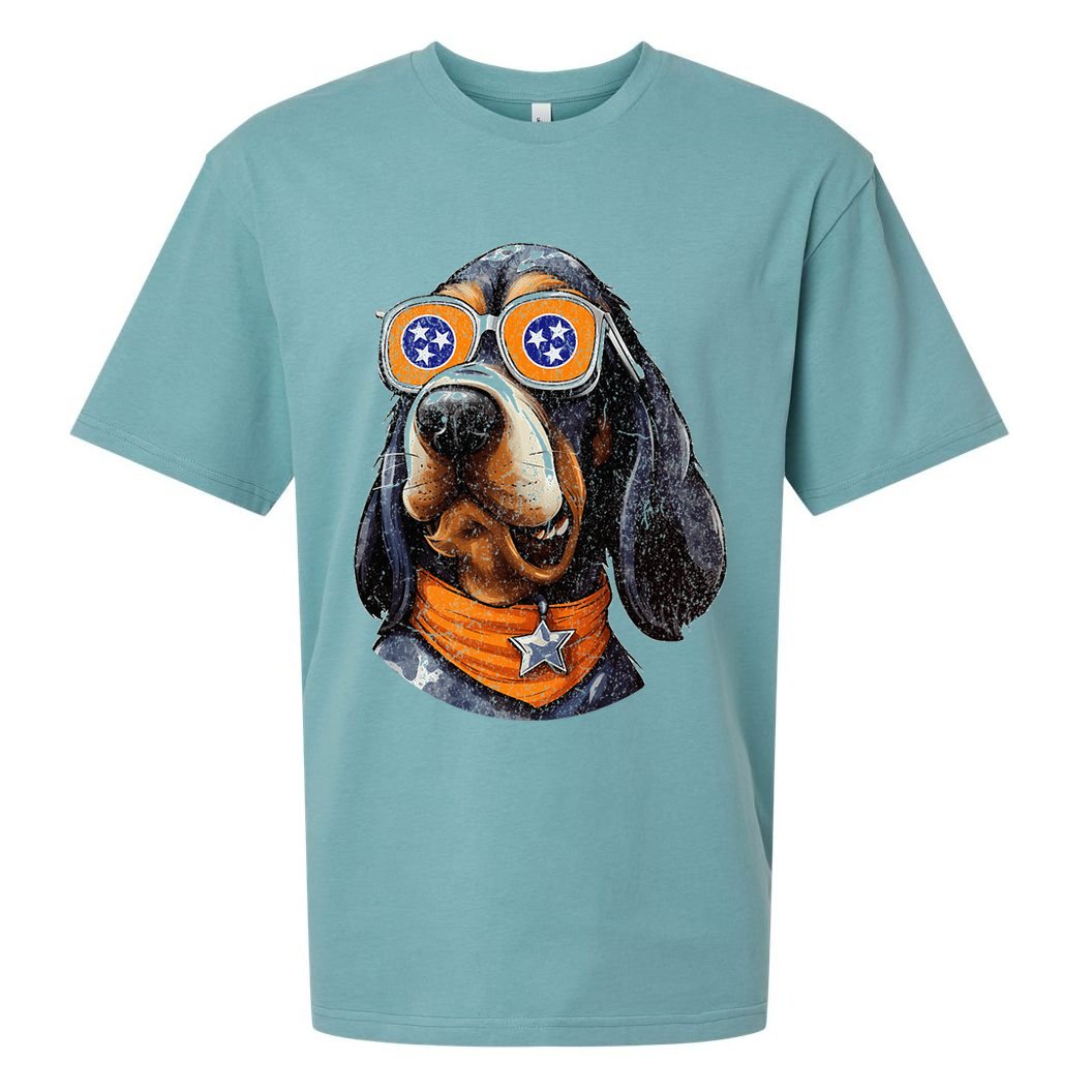 Tennessee Dog Sport Lovers Tennessee Coonhound Fan Sueded Cloud Jersey T-Shirt