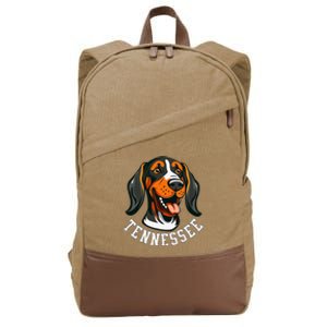 Tennessee Dog Sport Lovers Tennessee Fan Coonhound Cotton Canvas Backpack