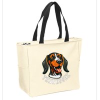 Tennessee Dog Sport Lovers Tennessee Fan Coonhound Zip Tote Bag