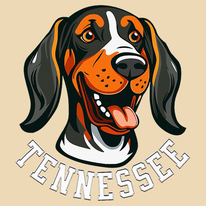 Tennessee Dog Sport Lovers Tennessee Fan Coonhound Zip Tote Bag