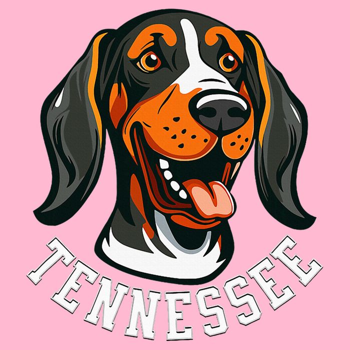 Tennessee Dog Sport Lovers Tennessee Fan Coonhound Button