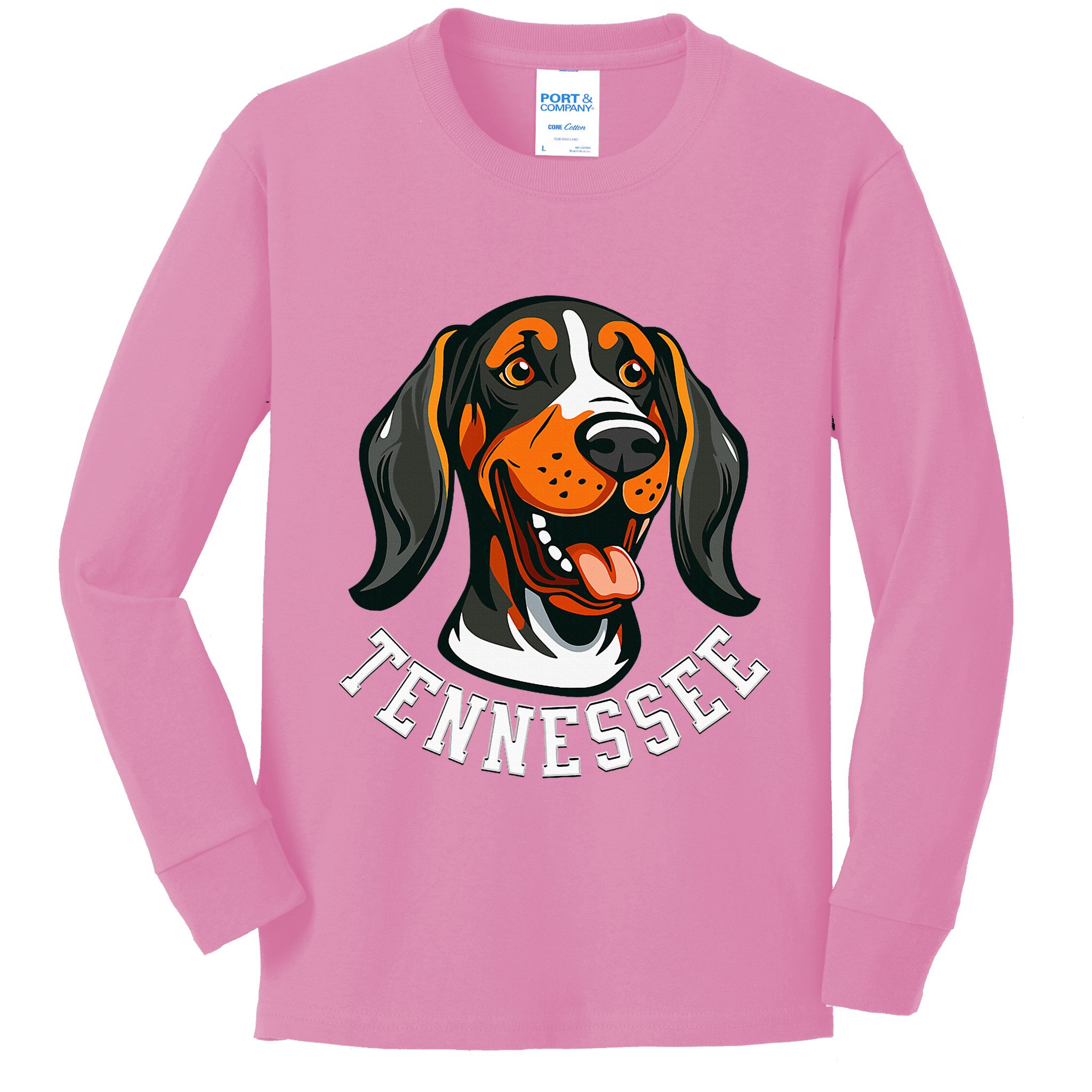 Tennessee Dog Sport Lovers Tennessee Fan Coonhound Kids Long Sleeve Shirt