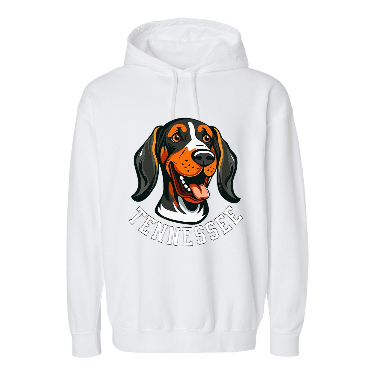 Tennessee Dog Sport Lovers Tennessee Fan Coonhound Garment-Dyed Fleece Hoodie