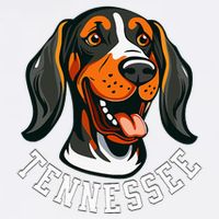 Tennessee Dog Sport Lovers Tennessee Fan Coonhound Tall T-Shirt