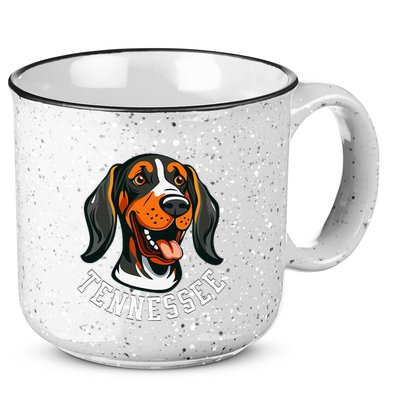 Tennessee Dog Sport Lovers Tennessee Fan Coonhound 15oz Campfire Ceramic Mug