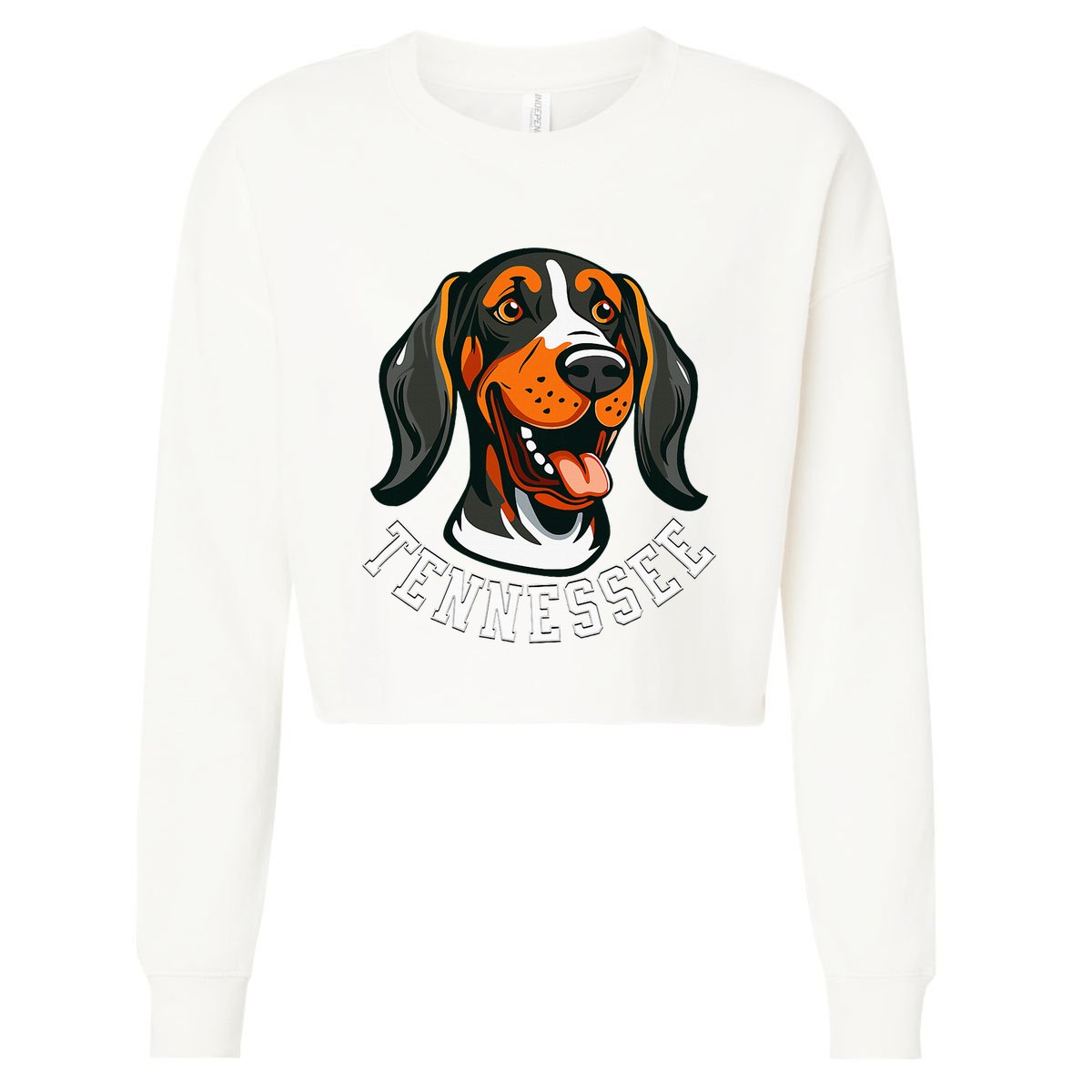 Tennessee Dog Sport Lovers Tennessee Fan Coonhound Cropped Pullover Crew
