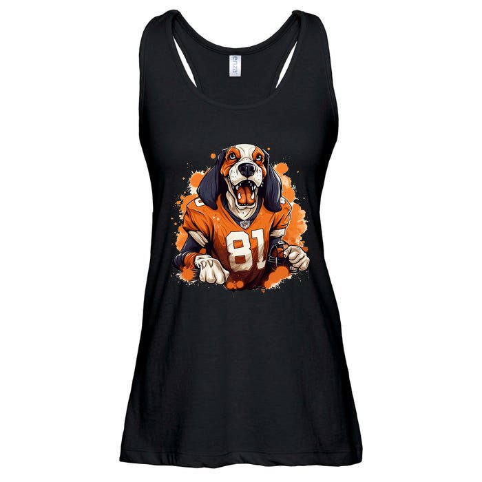 Tennessee Dog Sport Lovers Tennessee Tri Stars Ladies Essential Flowy Tank