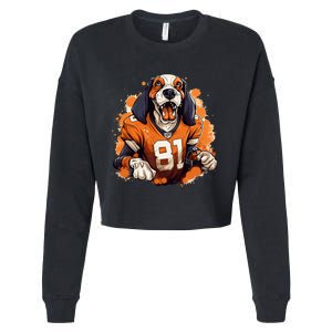 Tennessee Dog Sport Lovers Tennessee Tri Stars Cropped Pullover Crew