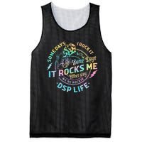 Tie Dye Some Days I Rock It Some Days It Rocks Me Dsp Life Mesh Reversible Basketball Jersey Tank