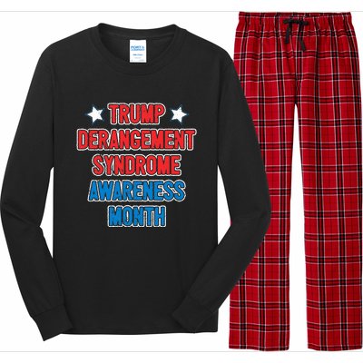 Trump Derangement Syndrome Awareness Month Long Sleeve Pajama Set