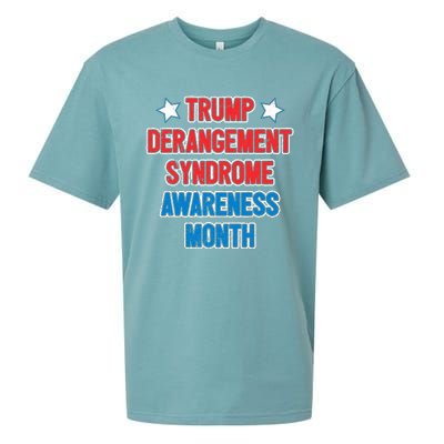 Trump Derangement Syndrome Awareness Month Sueded Cloud Jersey T-Shirt