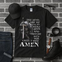 The Devil Saw Me With My Head Down And Thought HeD Won Tall T-Shirt
