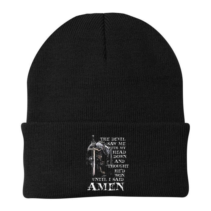 The Devil Saw Me With My Head Down And Thought HeD Won Beanie