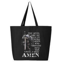 The Devil Saw Me With My Head Down And Thought HeD Won 25L Jumbo Tote