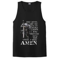 The Devil Saw Me With My Head Down And Thought HeD Won PosiCharge Competitor Tank