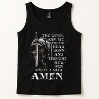 The Devil Saw Me With My Head Down And Thought HeD Won Tank Top