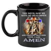 The Devil Saw Me With My Head Down Thought He Won 11oz C Handle Ceramic Mug