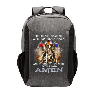 The Devil Saw Me With My Head Down Thought He Won Vector Backpack