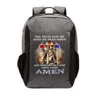 The Devil Saw Me With My Head Down Thought He Won Vector Backpack